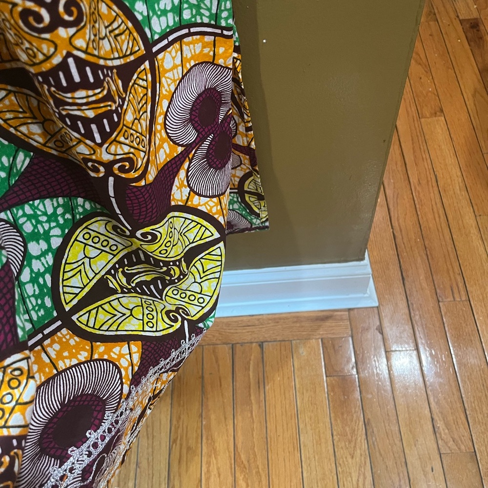 Advance Apparel African print dress with pockets free size - Picture 5 of 10